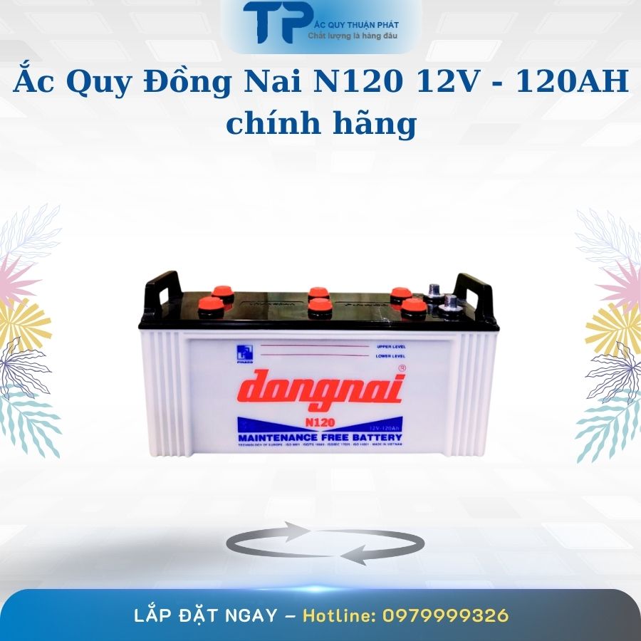 Ắc quy Đồng Nai N120 12V - 120AH chính hãng