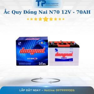 Ắc quy Đồng Nai N70 12V - 70AH