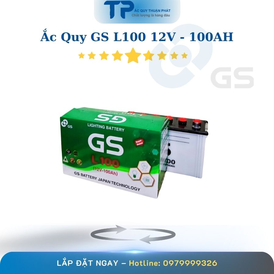 Ắc quy GS L100 12V - 100AH