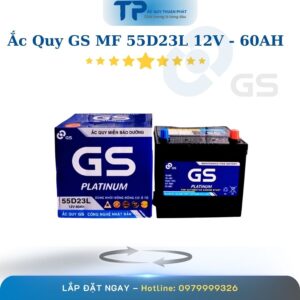 Ắc quy GS MF 55D23L 12V - 60AH