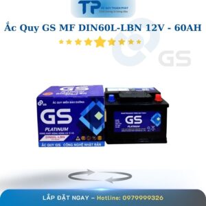 Ắc quy GS MF DIN60L-LBN 12V - 60AH