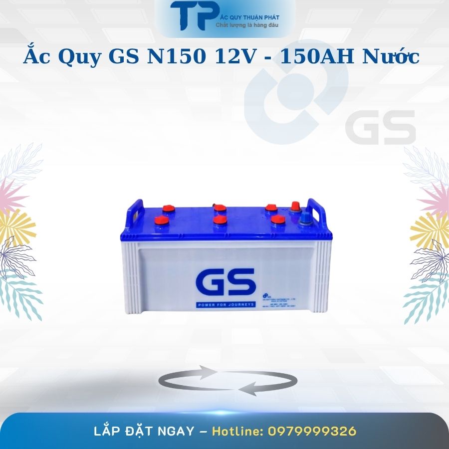 Ắc quy GS N150 12V - 150AH nước