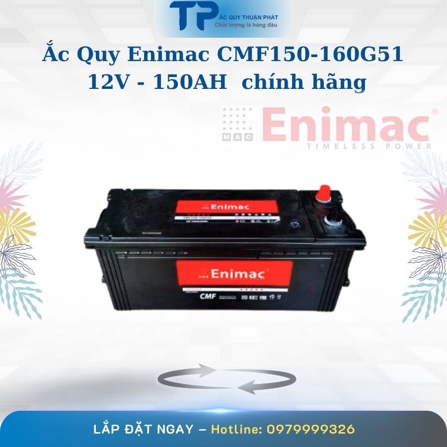 Ắc quy Enimac CMF150-160G51 12V - 150AH chính hãng