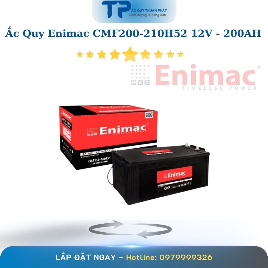 Ắc quy Enimac CMF200-210H52 12V - 200AH
