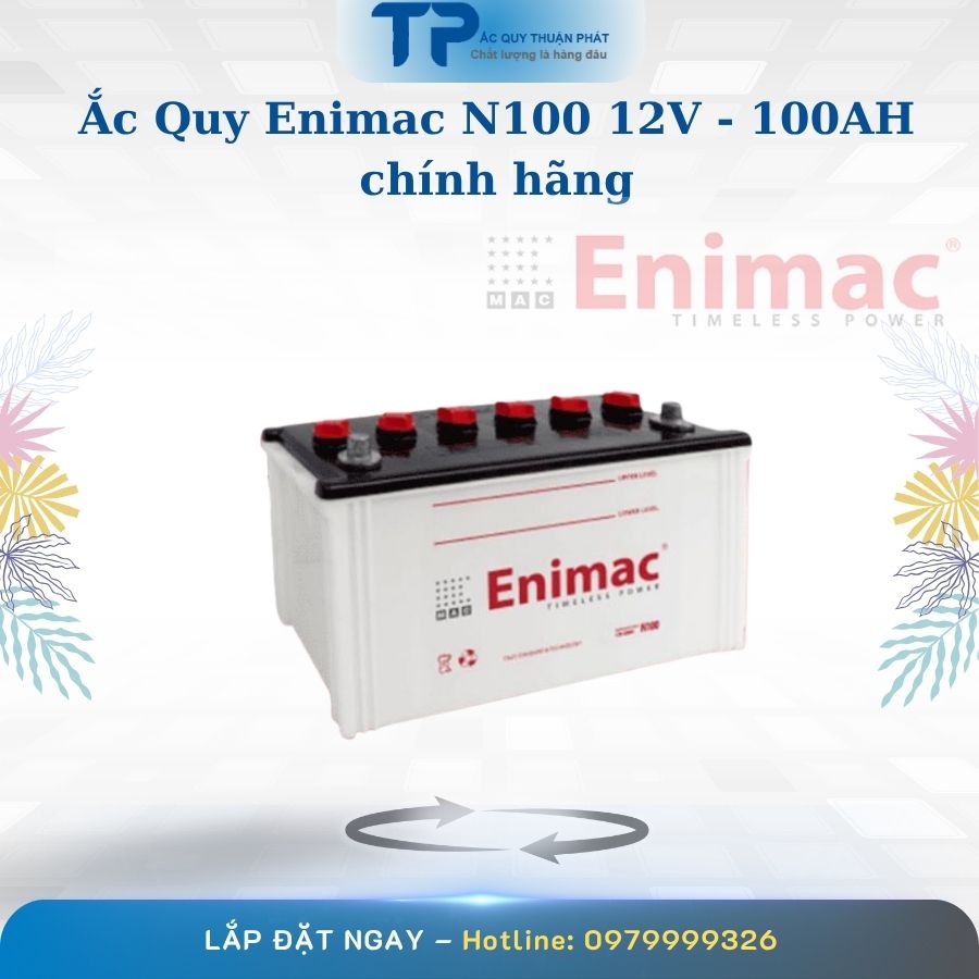 Ắc quy Enimac N100 12V - 100AH chính hãng