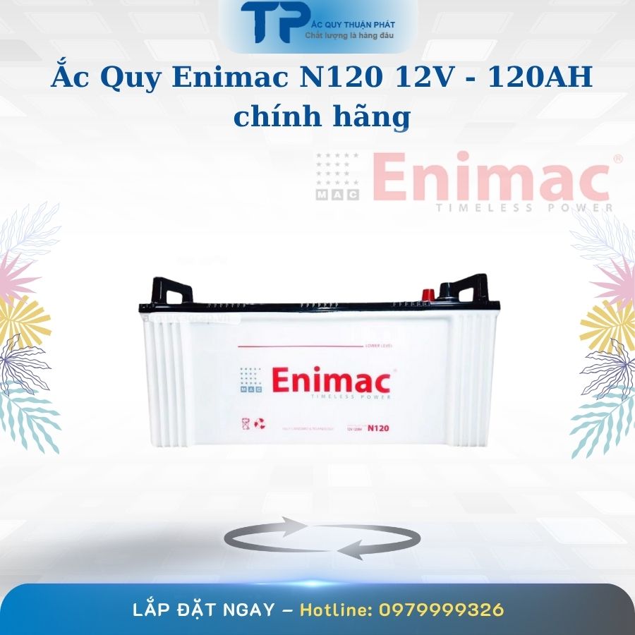 Ắc quy Enimac N120 12V - 120AH chính hãng