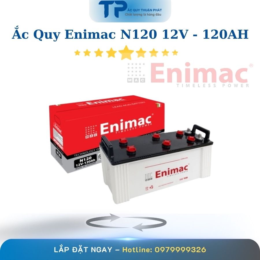 Ắc quy Enimac N120 12V - 120AH