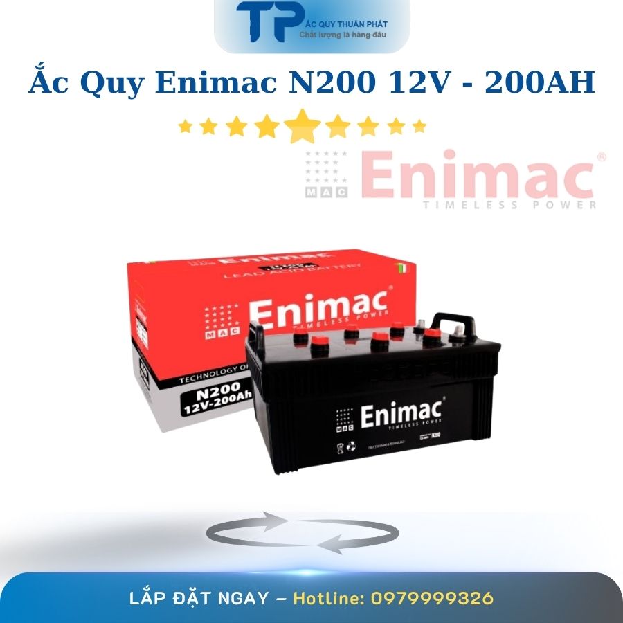 Ắc quy Enimac N200 12V - 200AH