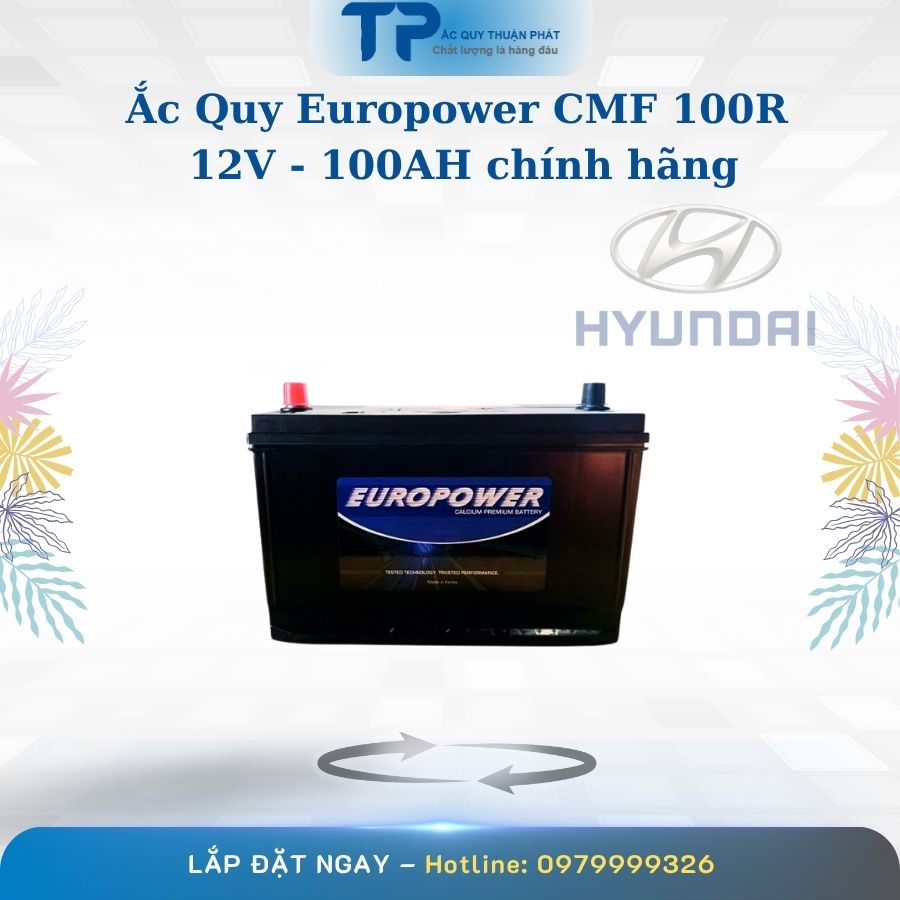 Ắc quy Europower CMF 100R 12V - 100AH chính hãng