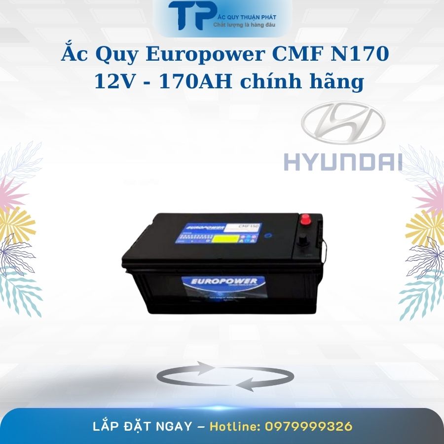 Ắc quy Europower CMF N170 12V - 170AH chính hãng