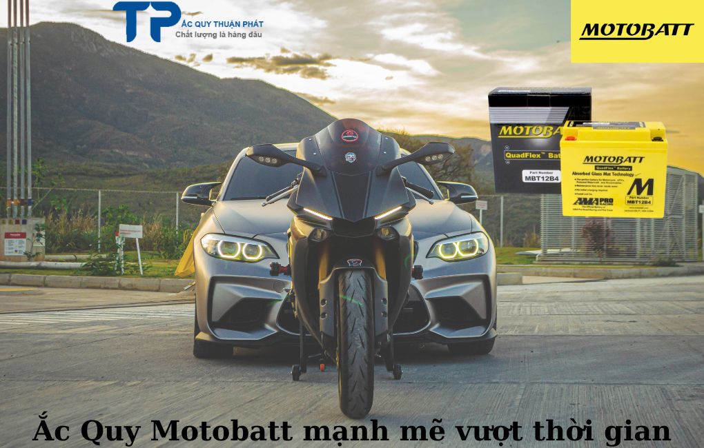 Ắc quy Motobatt mạnh mẽ vượt thời gian