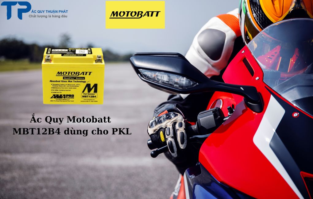 Ắc quy Motobatt MBT12B4 dùng cho PKL