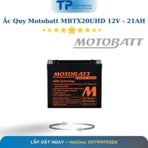 Ắc quy Motobatt MBTX20UHD 12V - 21AH