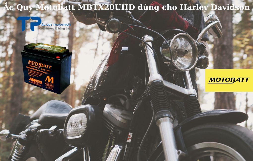 Ắc quy Motobatt MBTX20UHD dùng cho Harley Davidson