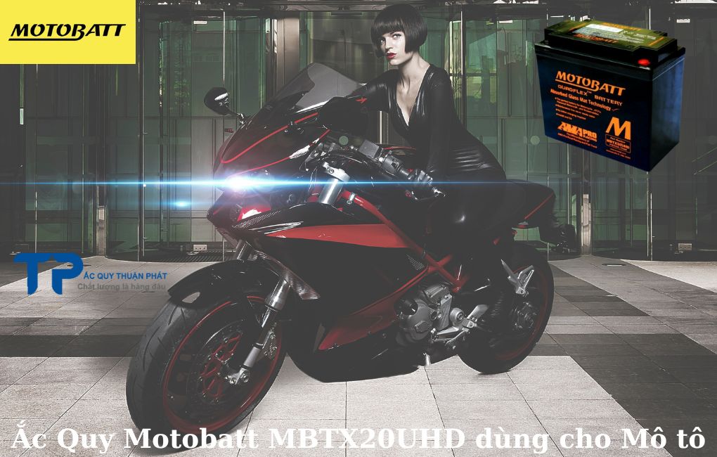 Ắc quy Motobatt MBTX20UHD dùng cho Mô tô