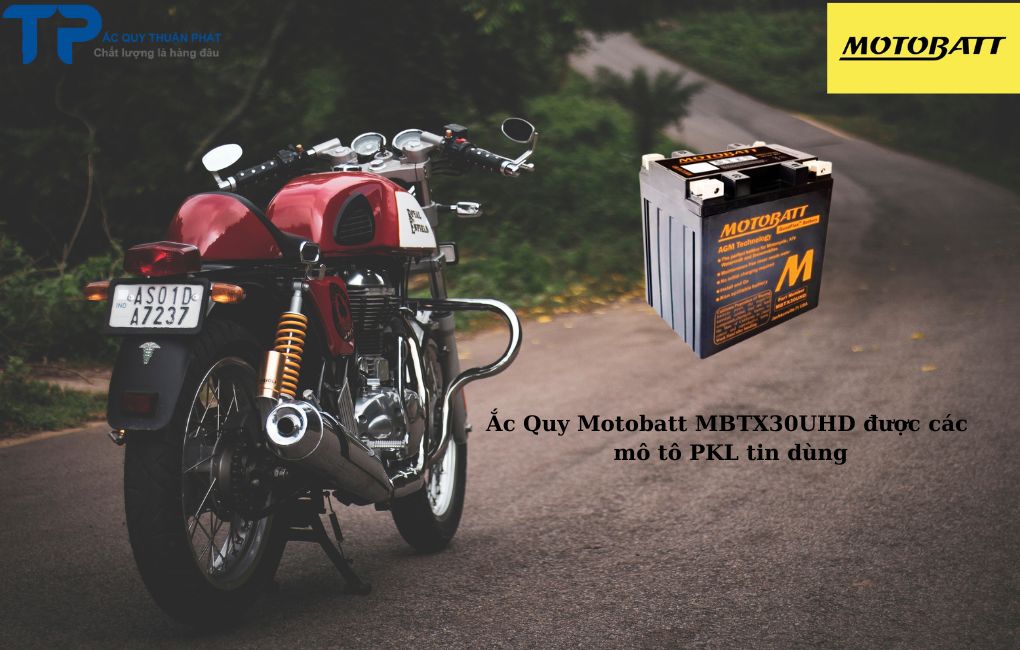 Ắc quy Motobatt MBTX30UHD được các mô tô PKL tin dùng