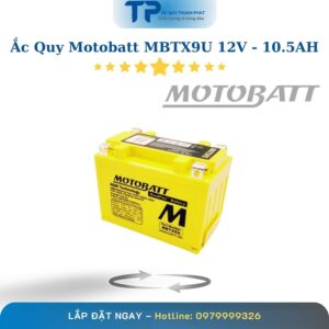 Ắc quy Motobatt MBTX9U 12V - 10.5AH
