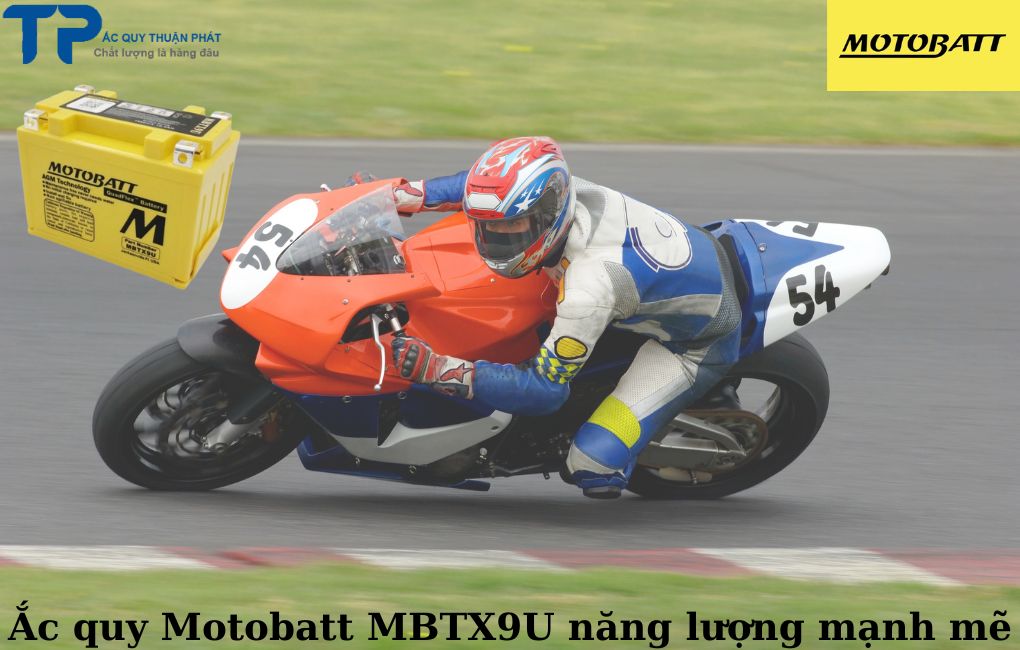 Ắc quy Motobatt MBTX9U năng lượng mạnh mẽ