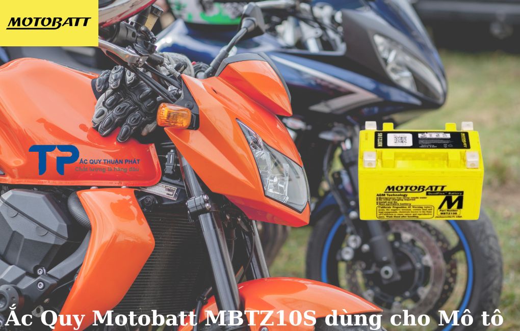 Ắc quy Motobatt MBTZ10S dùng cho Mô tô