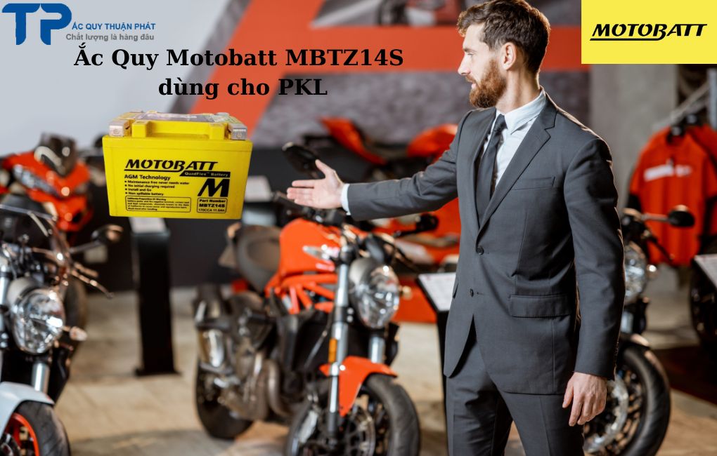 Ắc quy Motobatt MBTZ14S dùng cho PKL