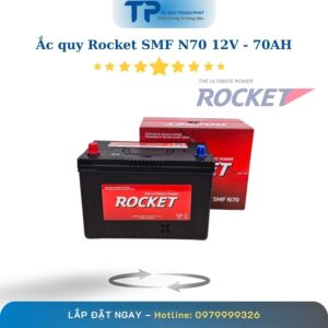 Ắc quy Rocket SMF N70 12V - 70AH