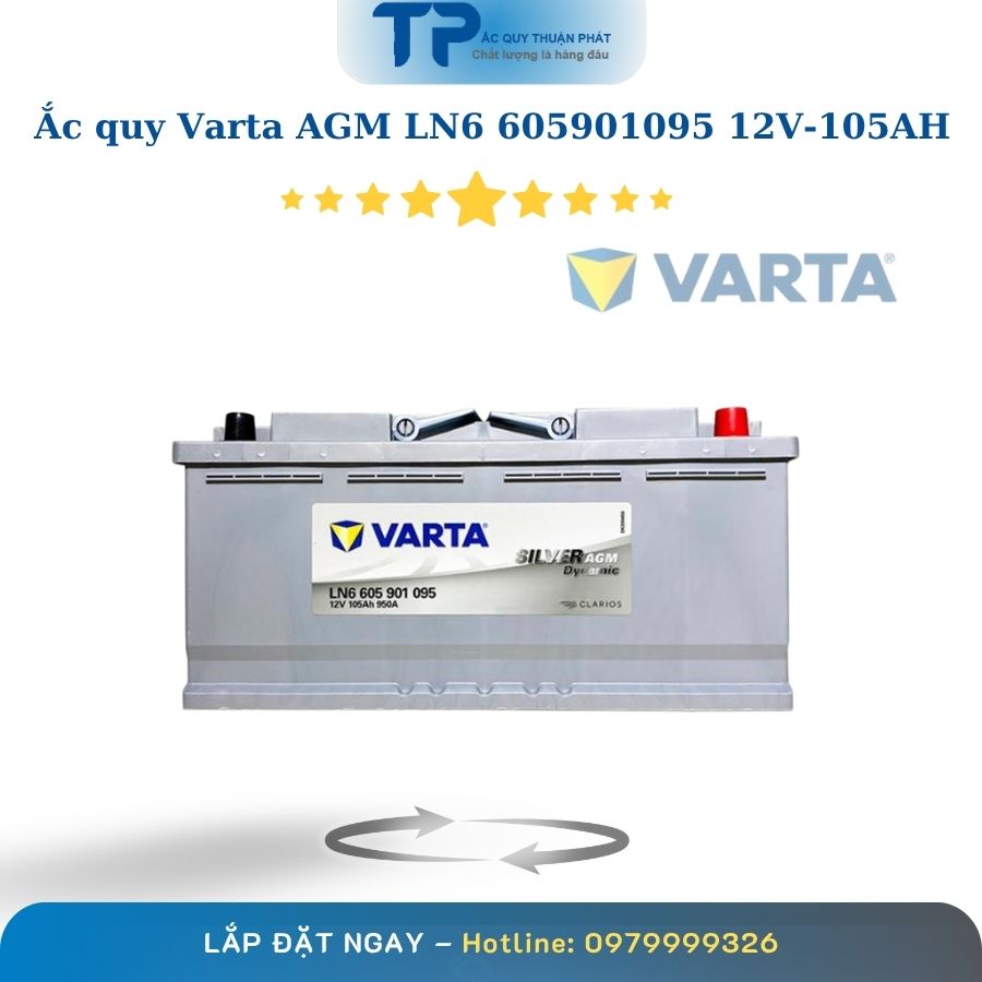 Ắc quy Varta AGM LN6 605901095 12V - 105AH