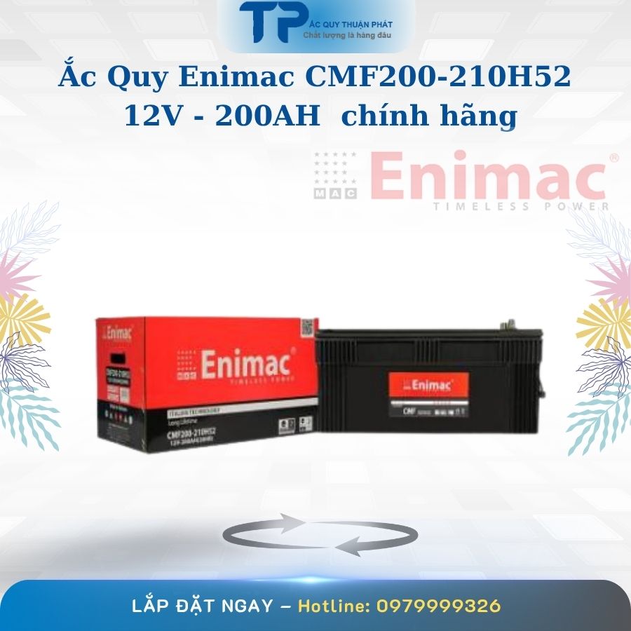 Ắc quy Enimac CMF200-210H52 12V - 200AH chính hãng