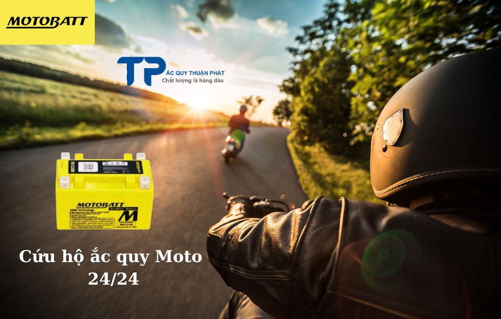 Cứu hộ ắc quy Mô tô 24/24