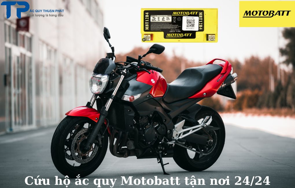 Cứu hộ ắc quy Motobatt tận nơi 24/24