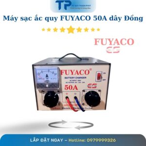 Máy sạc ắc quy Fuyaco 50A dây đồng
