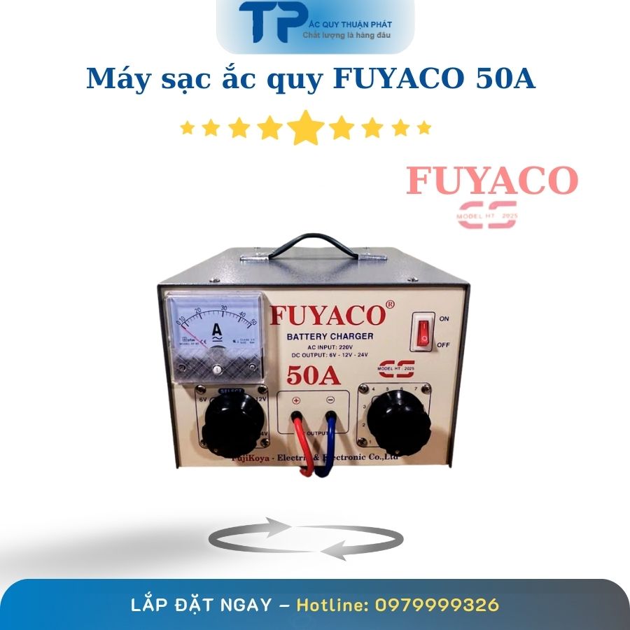 Máy sạc ắc quy Fuyaco 50A