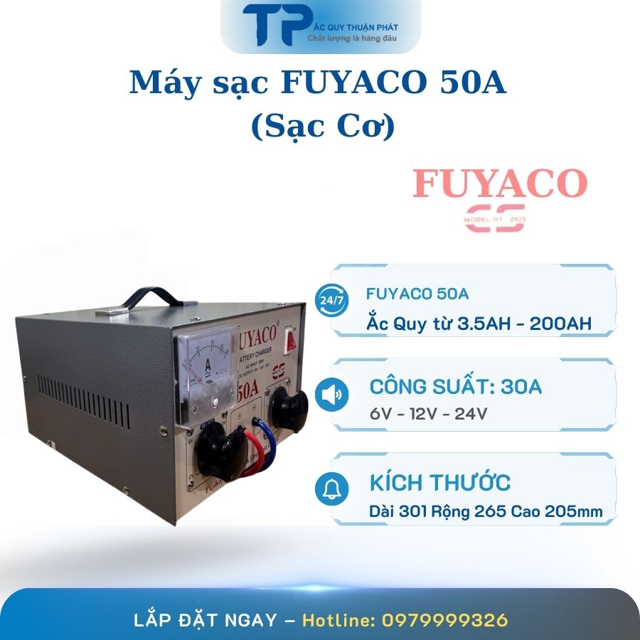 Máy sạc Fuyaco 50A