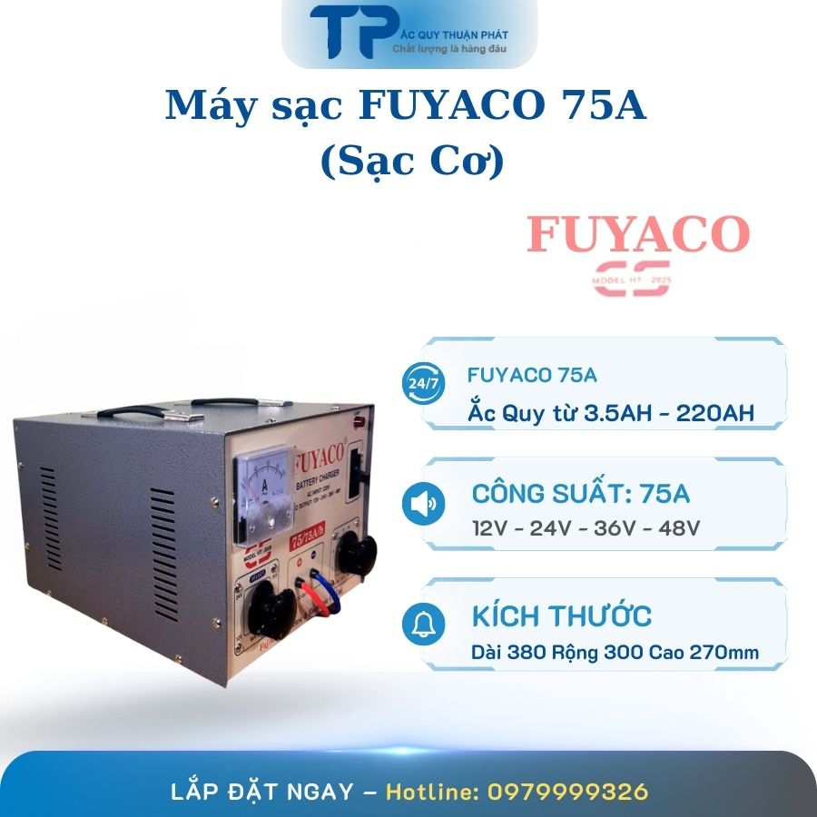 Máy sạc Fuyaco 75A