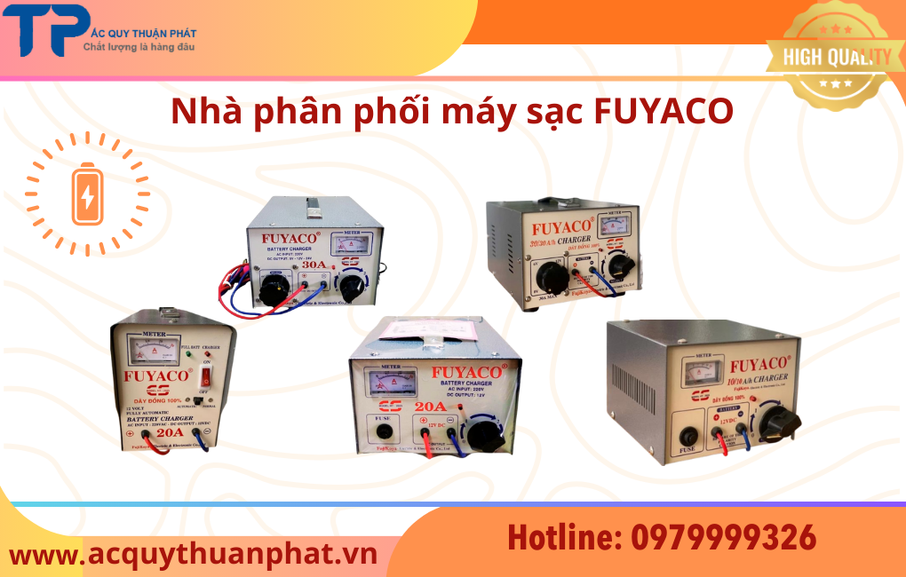 Nhà phân phối máy sạc Fuyaco