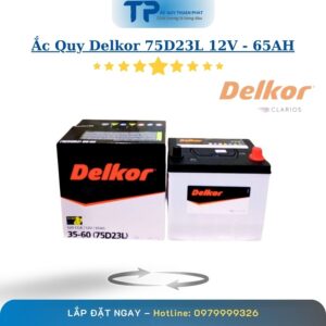 Ắc Quy Delkor 75D23L 12V - 65AH