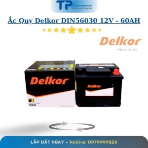 Ắc Quy Delkor DIN56030 12V - 60AH