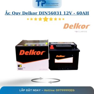 Ắc Quy Delkor DIN56031 12V - 60AH