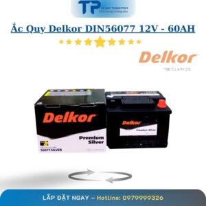 Ắc Quy Delkor DIN56077 12V - 60AH