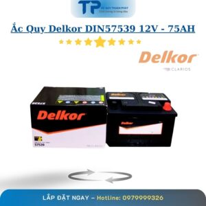 Ắc Quy Delkor DIN57539 12V - 75AH