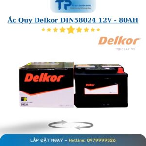 Ắc Quy Delkor DIN58024 12V - 80AH