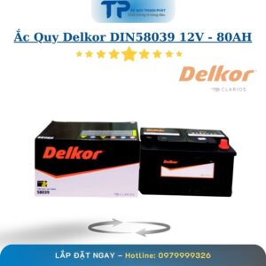 Ắc Quy Delkor DIN58039 12V - 80AH