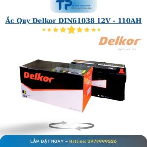 Ắc Quy Delkor DIN61038 12V - 110AH