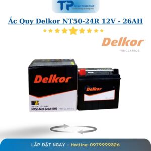 Ắc Quy Delkor NT50-24R 12V - 26AH