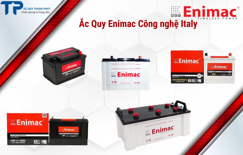 Ắc Quy Enimac công nghệ Italy