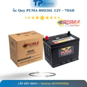 Ắc quy PUMA 80D26L 12V - 70AH