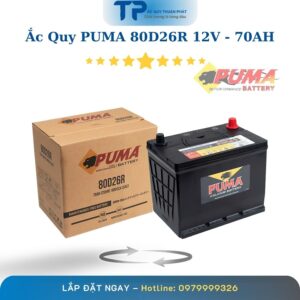 Ắc Quy PUMA 80D26R 12V - 70AH