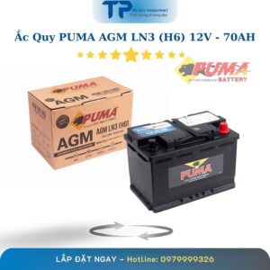 Ắc Quy PUMA AGM LN3 H6 12V - 70AH