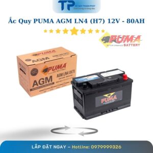 Ắc Quy PUMA AGM LN4 - H7 12V - 80AH
