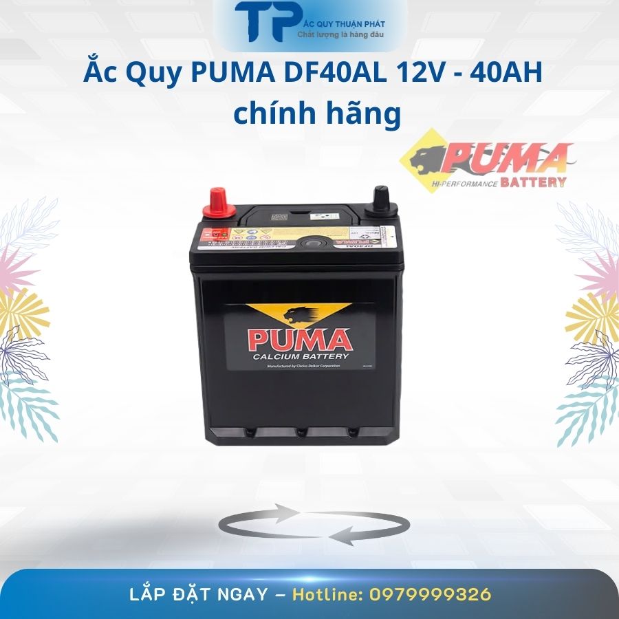 Ắc Quy PUMA DF40AL 12V - 40AH chính hãng