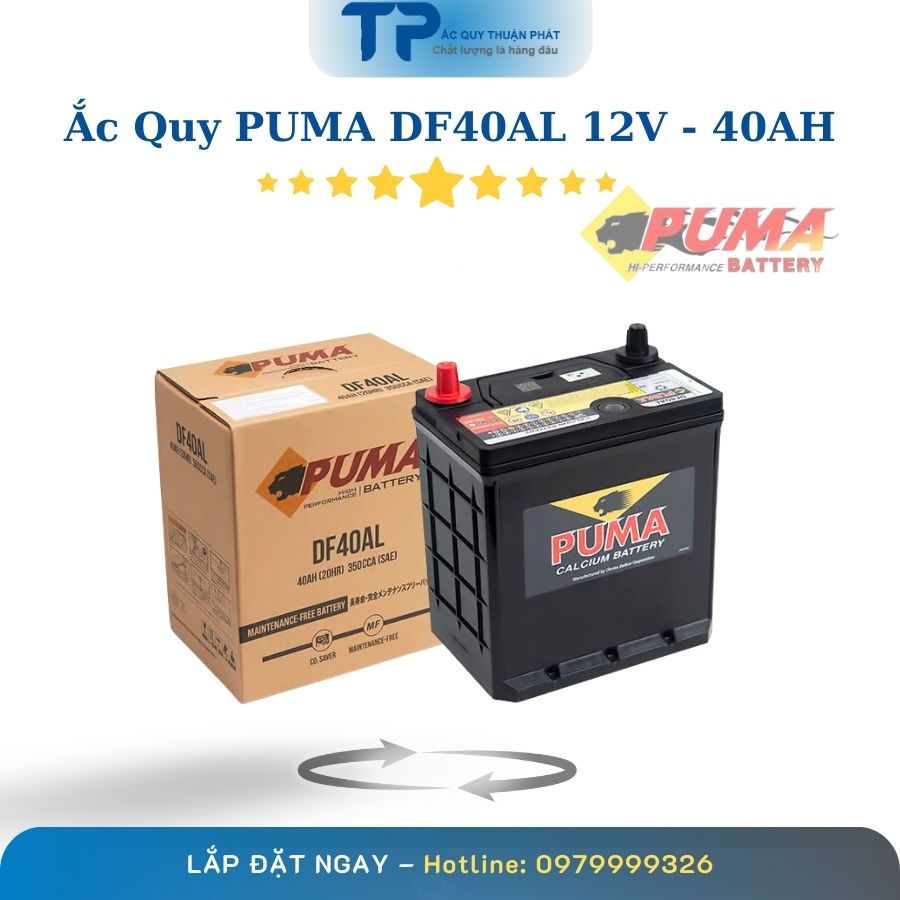Ắc Quy PUMA DF40AL 12V - 40AH